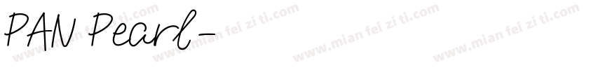 PAN Pearl字体转换